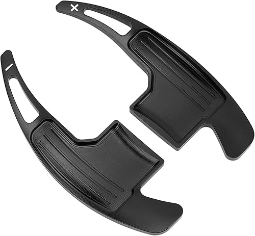 Miniatura 9 de KIMISS Extensión de palanca de cambios para volante, 1 par de extensión de palanca de cambios de aleación de aluminio para V6 EcoBoost GT Shelby