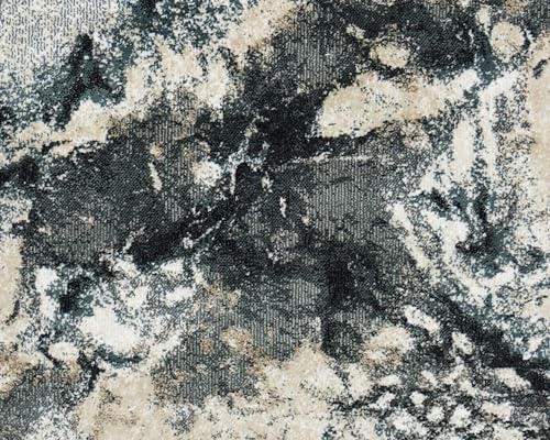 Image of Super Soft Art Collection Abstract Modern Classical Design Carpets Highest Density Silk Carpets for Home Living Room Bedroom /Hall (5x7 feet (150 x 210 cm) Multicolor01)