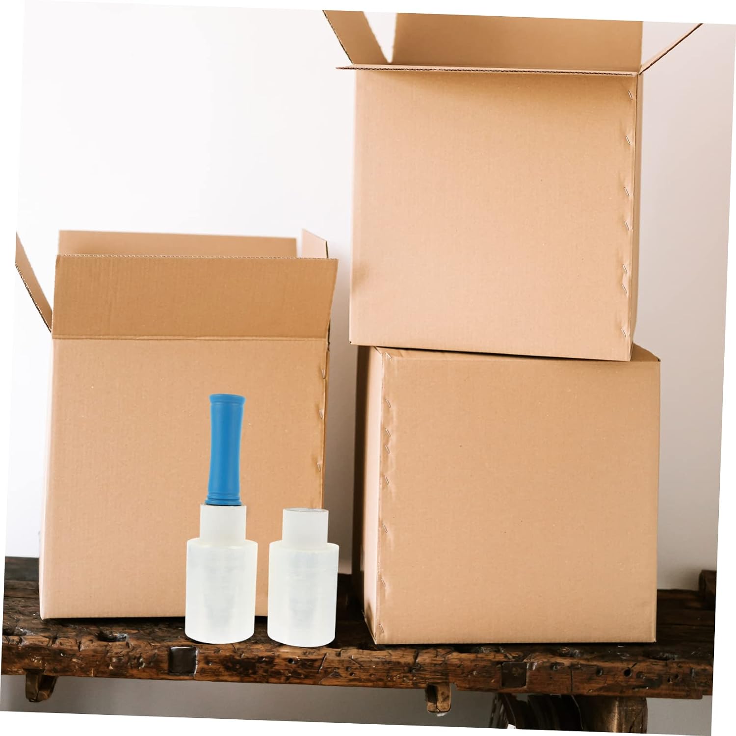 Handled Stretch Wrap Film Refill Rolls, Self Adhesive Lldpe