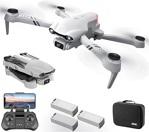 PRENDRE Cámara GPS 6K HD para adultos principiantes, cuadricóptero RC profesional con modo sin cabeza, 75 minutos de tiempo de vuelo WiFi FPV,
