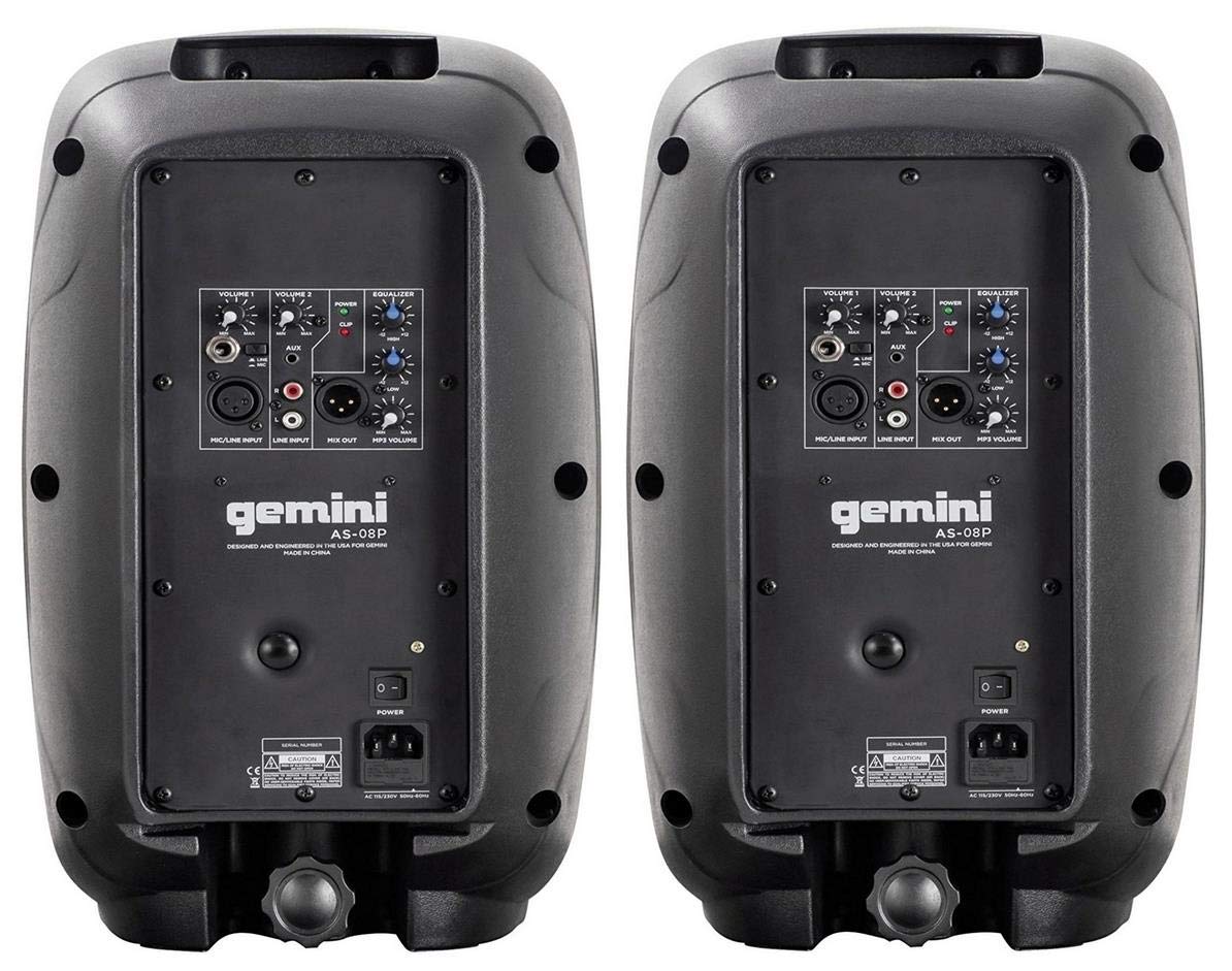 IMPIANTO AUDIO 835 PACK professionale con mixer, diffusori, supporti, 2 microfoni e cavi