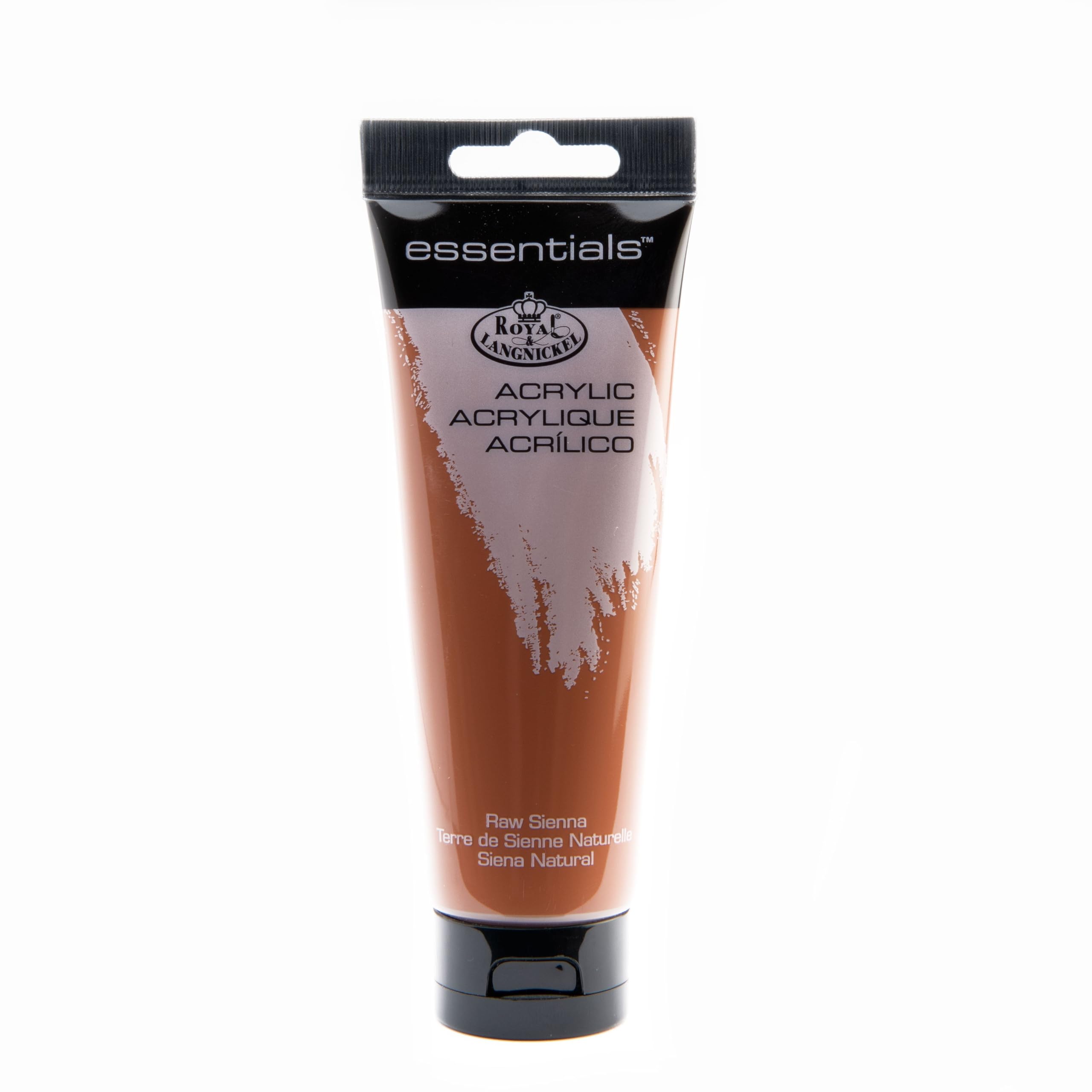 Royal & Langnickel 120ml Essentials Tubes Acrylic Paint - 36 Colours (Raw Sienna - RAA 105)