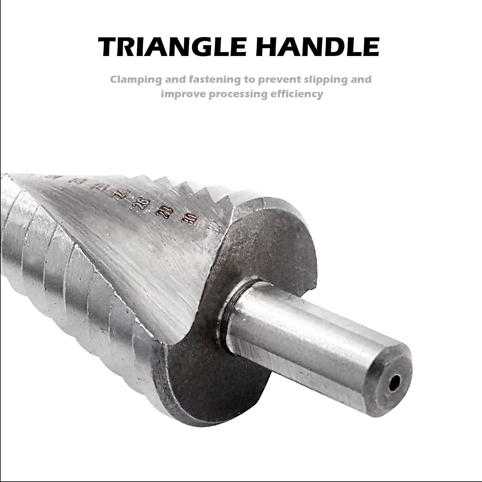 Punta A Gradini Conica 4-32 Mm - Per Metallo, Legno, Plastica E Acciaio | HSS - Foto 6