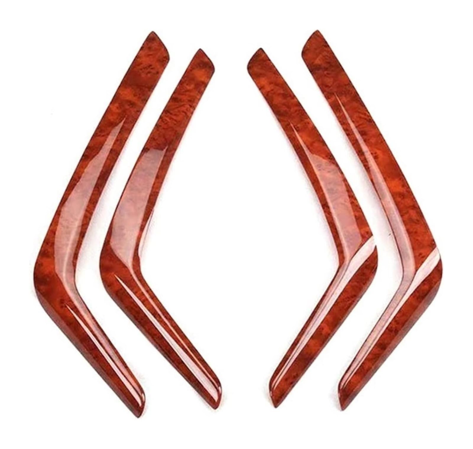 FANGZIQF Inner Door Pull Handles for Toyota for RAV4 2013-2019 4Pcs Car Interior Door Armrest Strips Trim Styling(1)