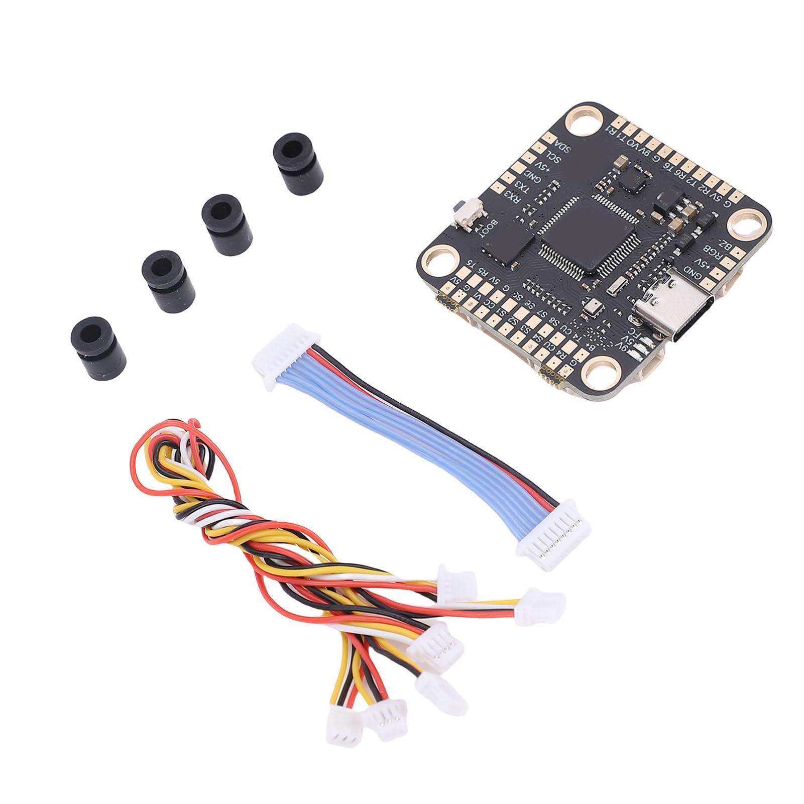 Tbest Drohnenflugcontroller, Kompatible 80A Bürstenlose ESC -Flugcontroller für 13 15 -Zoll -FPV -Drohnen