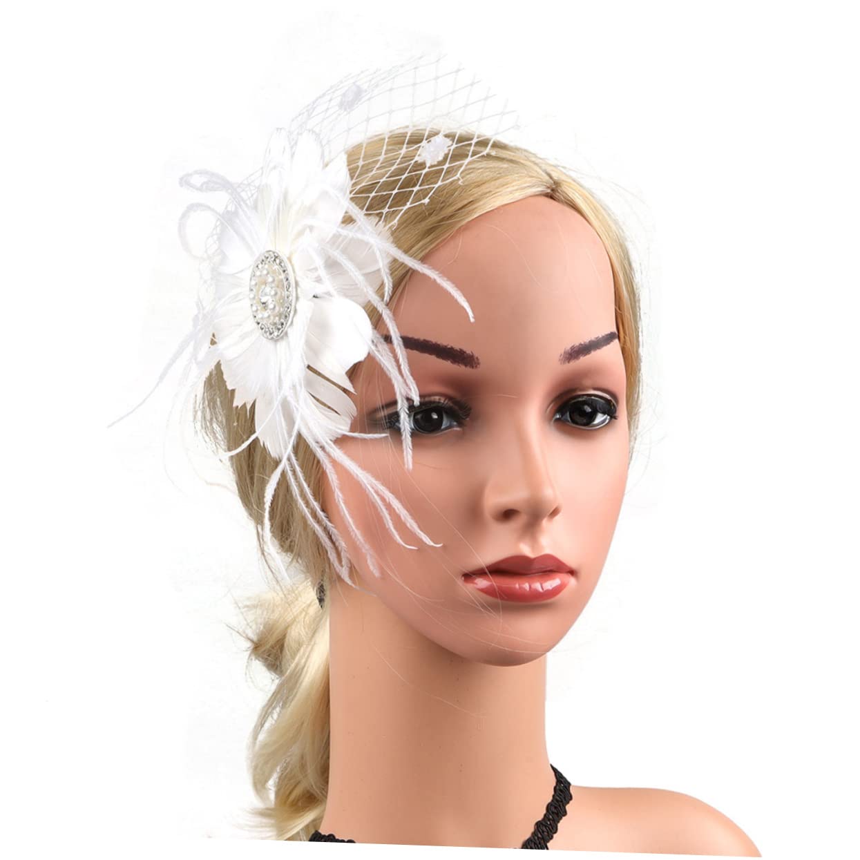 SHERCHPRY 5 Sztuk Spinka Do Włosów Welon Kobiety Fascinator Panna Młoda Fascinator Chluba Dla Panny Młodej Fantazyjne Kapelusze Dla Kobiet Fascynatory Dla Kobiet Spotkanie Przy Herbacie