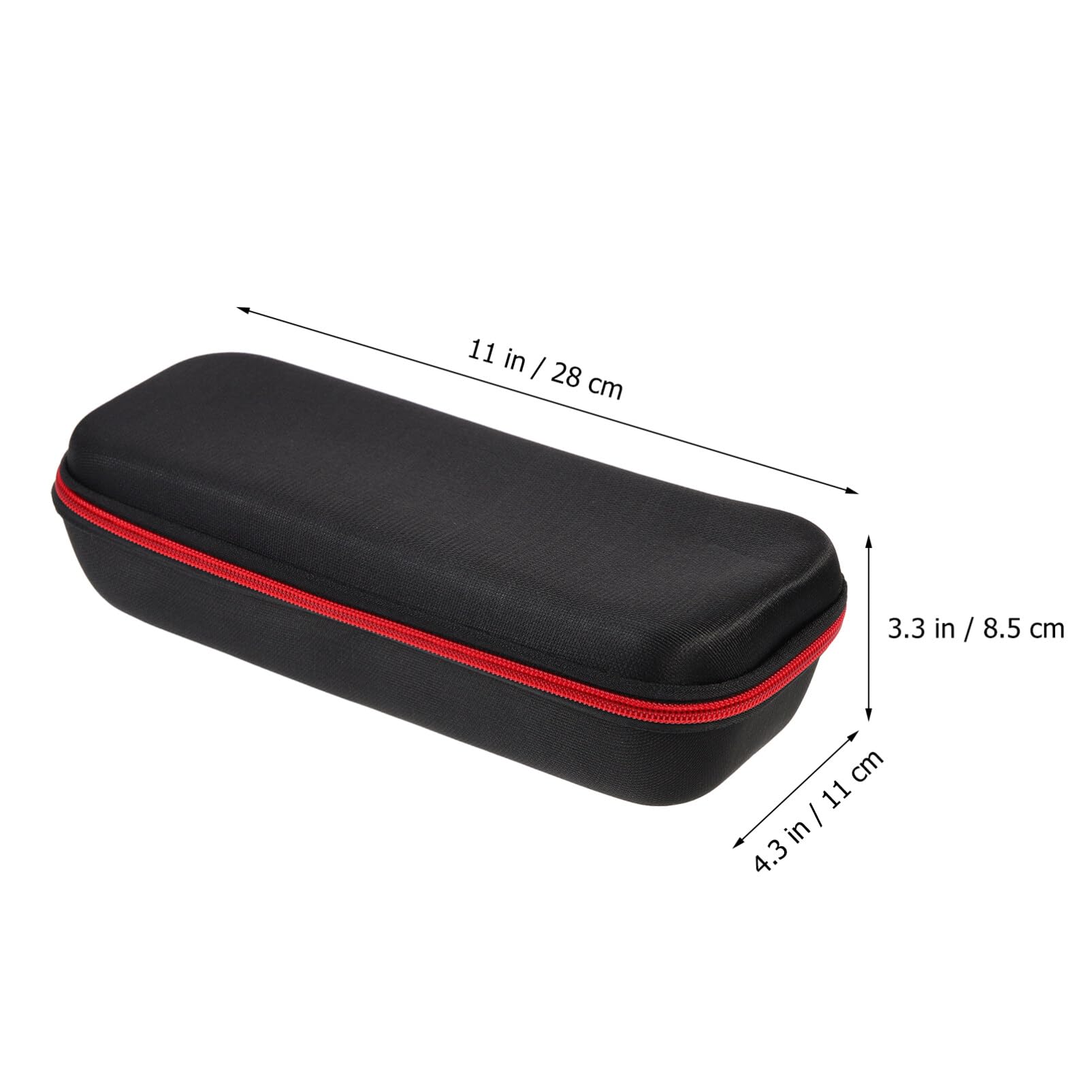 EXCEART Microphone Carrying Case Storage Pouch for Electronics Mesh Bag Design Compact Portable 2 Mic Holder