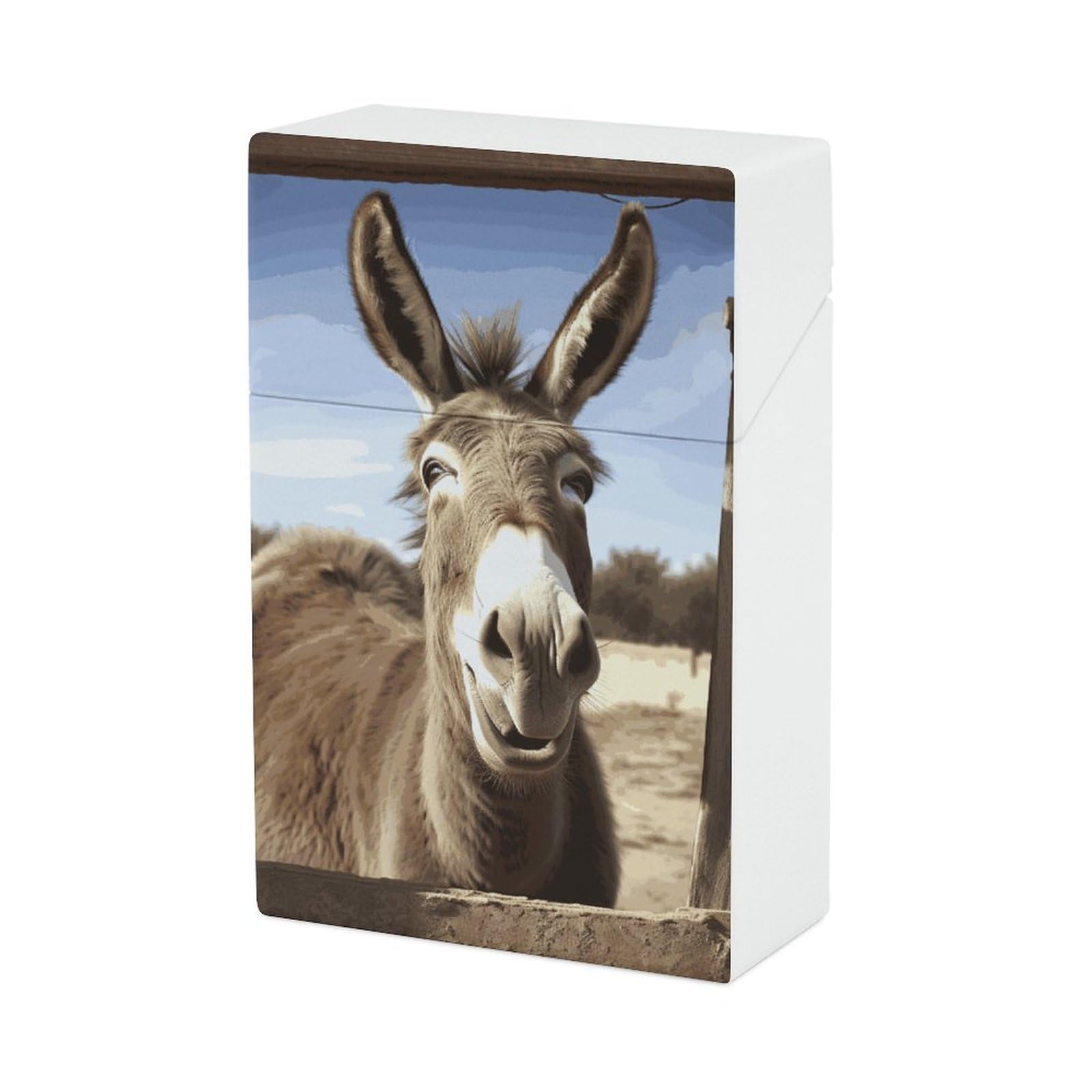 Amazon.com: Cigarette Case Stylish Cigarette Box Holder Funny Donkey  Cigarettes Protective Cover Waterproof Cigarettes Holder Plastic Cigaret  Container for Men Women Smoker Gift : Health & Household
