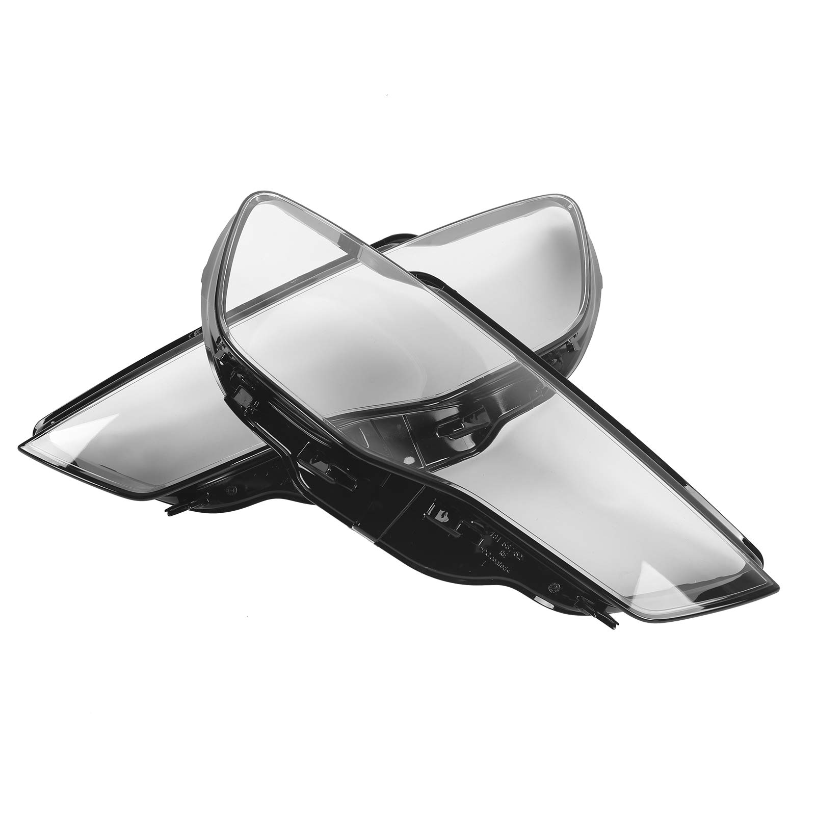 Akozon Cubierta de Lente de Faro Par para RS3 PC Transparente