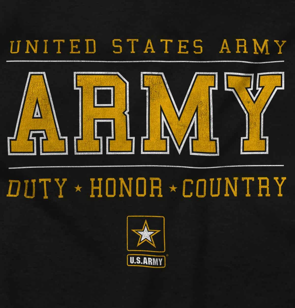 Brisco Brands US Army Soldiers Duty Honor USA Baby Romper Boys or Girls