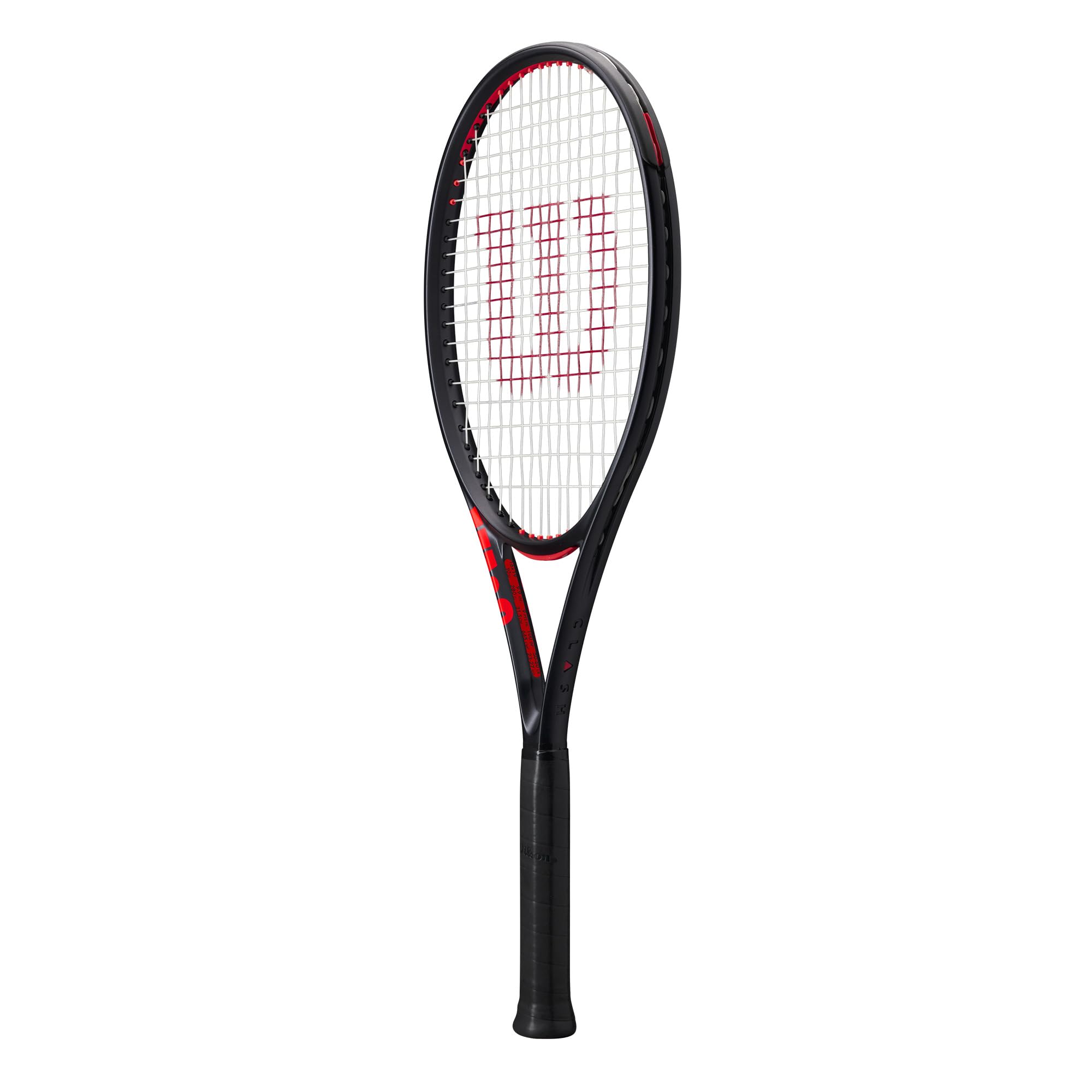 Wilson Clash 100L V3 Strung Adult Performance Tennis Racket - Grip Size 2-4 1/4", Strung with Sensation 16 Natural at Mid Range Tension