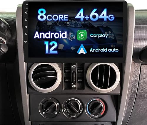 7862S Octa Core 6+64GB Android 12 Estéreo de coche apto para Jeep Commander Wrangler Grand Cherokee Chrysler Doge Ram 1500 Challenger Pantalla disponible en Yaxa Costa Rica