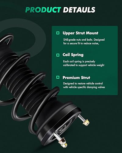 Miniatura 3 de SCITOO Amortiguadores traseros completos para Toyota Camry, 2004-2006 para Toyota Camry, 2004-2006 para Lexus Es330, 2004-2006 para Toyota Camry,