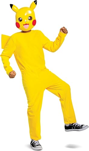 Disguise Pokemon Pikachu Costume for Kids, Official Pokemon Costume Jumpsuit, Me