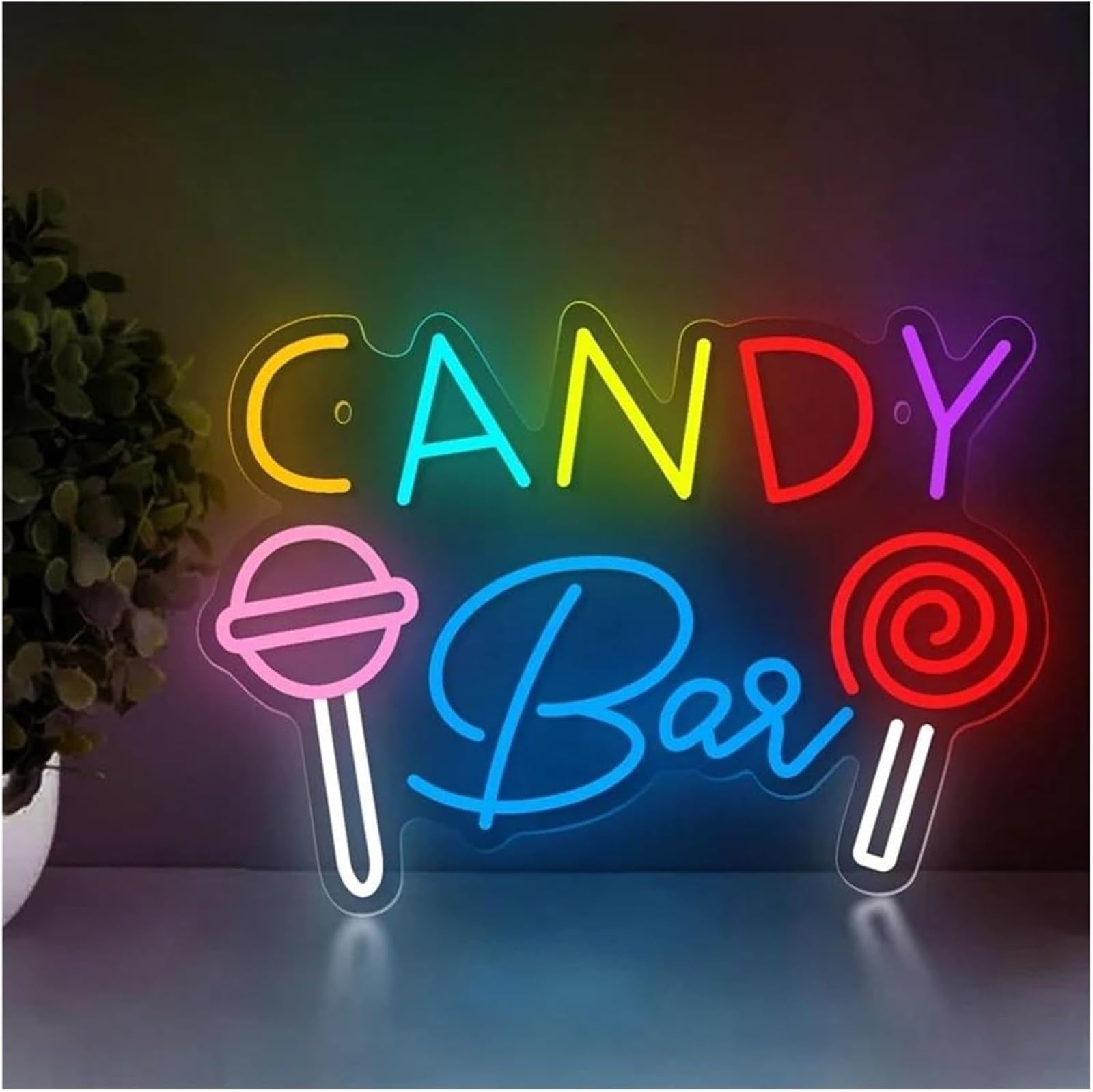 Per lampada al neon prestito parola Bar LED per insegna