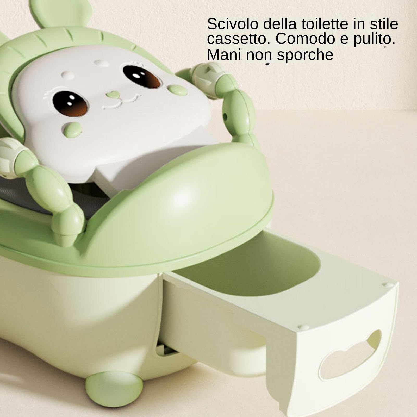 Toaleta dla dzieci, nocnik dla dzieci, nocnik dla dzieci, deska sedesowa z | antypoślizgową podstawą, deska sedesowa dla dzieci, przenośny nocnik dla dzieci, nocnik do użytku wewnątrz i na zewnątrz
