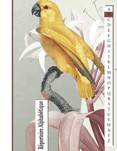 repertoire alphabétique a4: carnet Alphabétique de 160 pages avec des repères pour chaque lettres A_Z | Grand Format A4