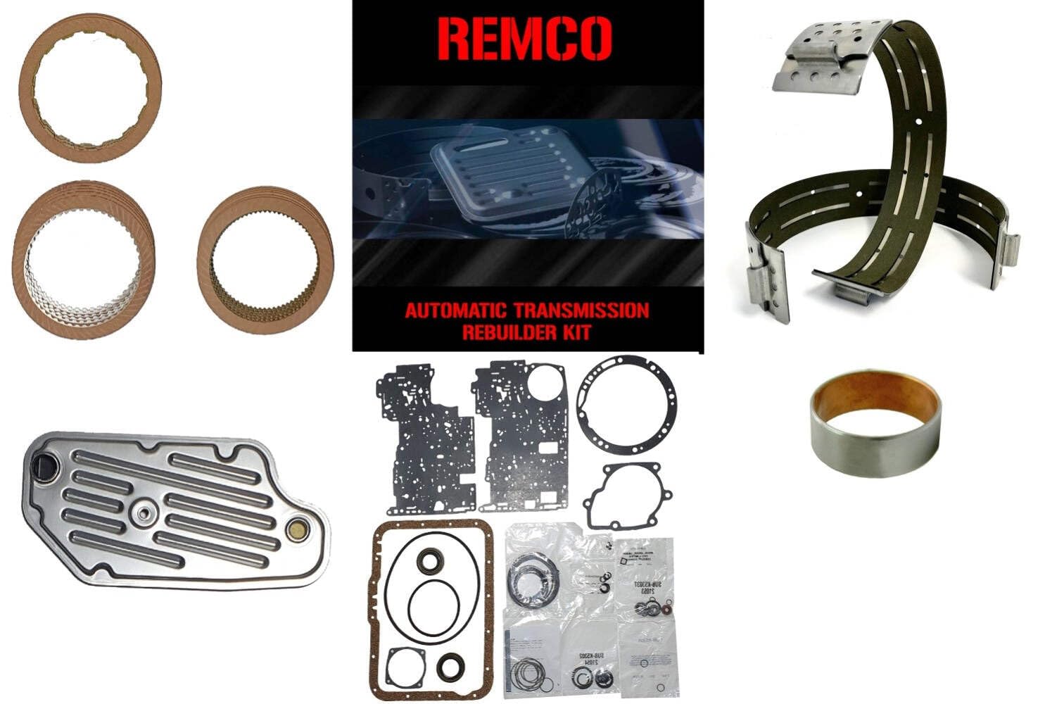 4r44e 5r55e (97-up) transmission rebuilt kit overhault kit clutches front band pump bushing and filter Automatic transmission