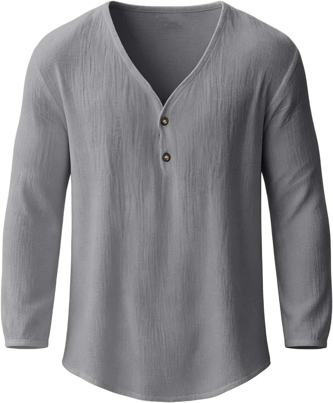 Deep V Neck Polo Shirts for Men Casual Linen Golf Tshirt Mens Trendy Beach Vacation Tee Long Sleeve Plain Tops Summer