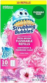 Scrubbing Bubbles Fresh Brush Flushable Refills, Floral Fusion Scent, 10 Count
