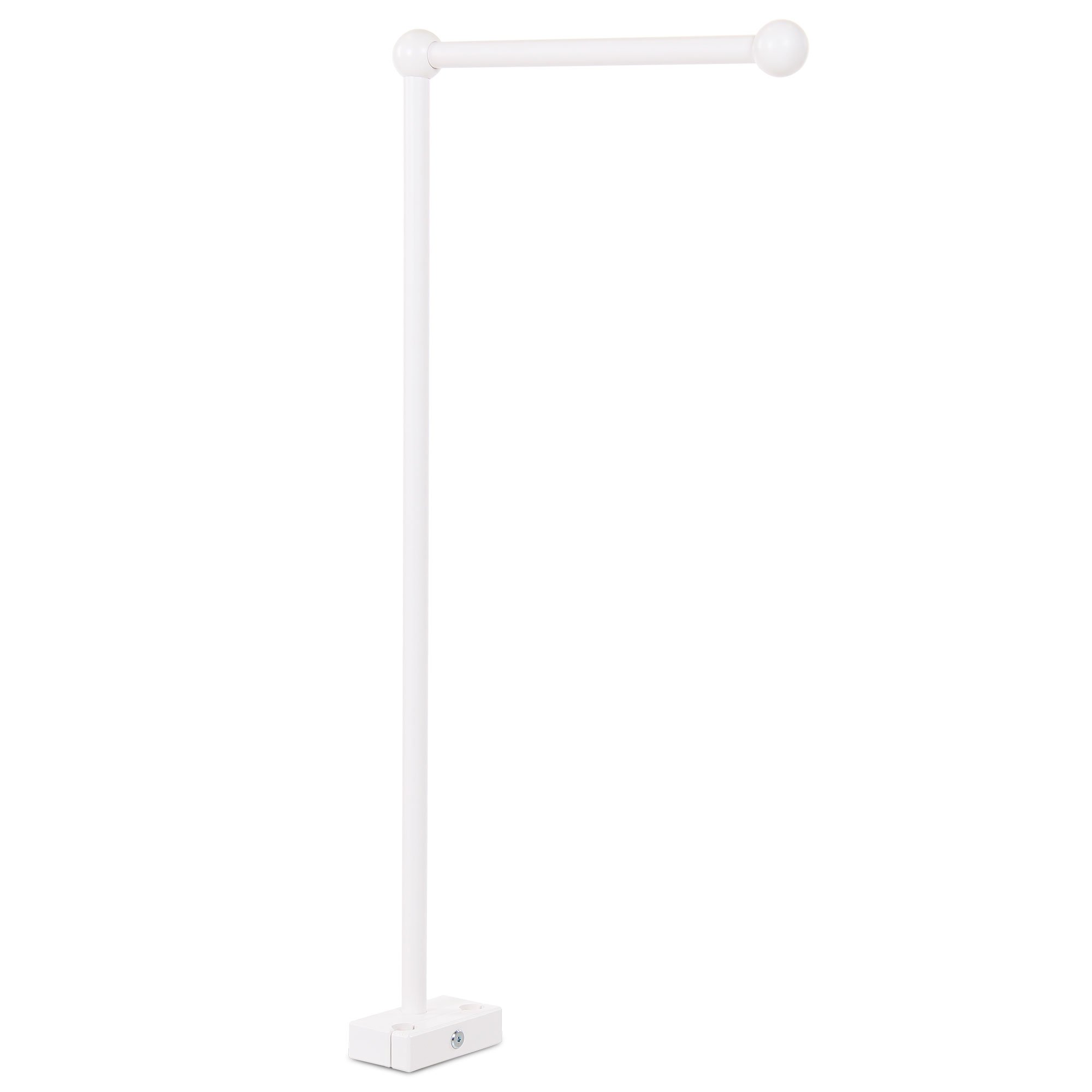 babybay Mobile Holder Suitable for All Models with Round Bars, White Varnished, 100632