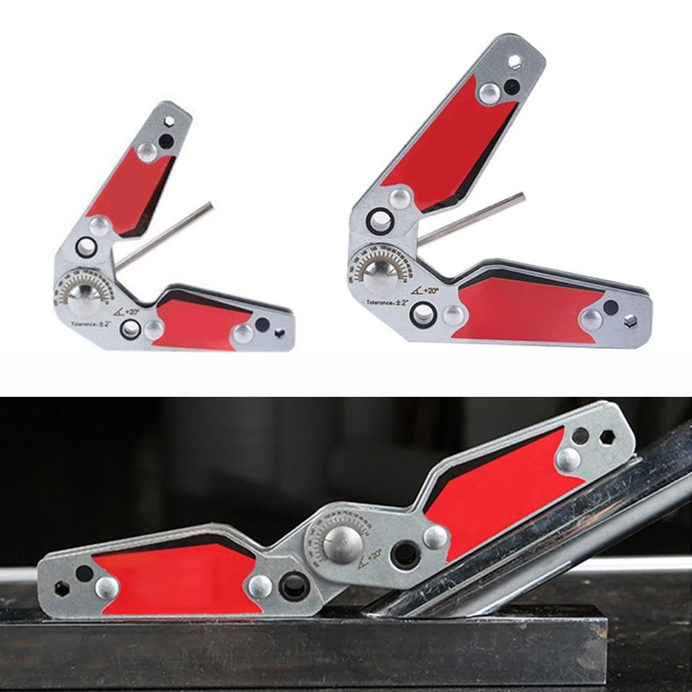 Posicionador de soldadura ajustable, accesorio de soldadura magnético de 20°-200°, sujeción de 75 libras para fuerza de doble cara para construcción de metal