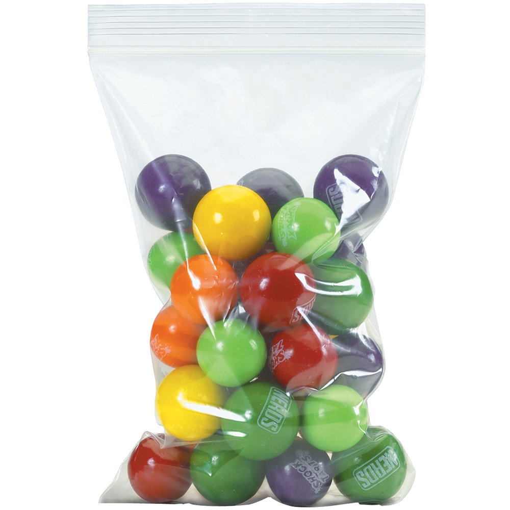 Shoplet Select Reclosable Poly Bags, 6" x 10" - 4 mil - (PB3745)