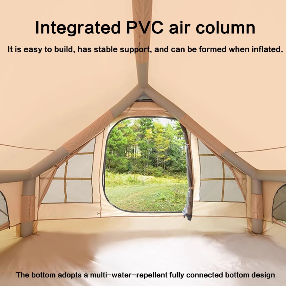 self building tent SAeWare Inflatable Tent, Portable Folding Inflatable Cabin for Self-Driving Outdoor Camping, Rainproof and Thickened House : Sports & Outdoors Size:Full Size 5.5–5.8 ft Bed ManufacturerModel:20020939 or a family camp King ZYDECO 2 -