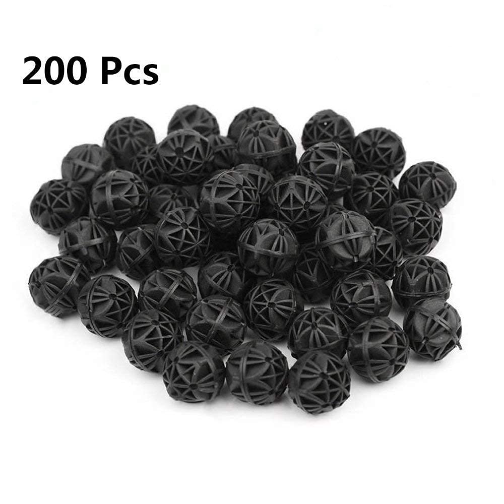 Bio Balls Aquarium-Filter, Bio-Filter, für Aquarien, Teich, 16 mm Durchmesser, 200 Stück