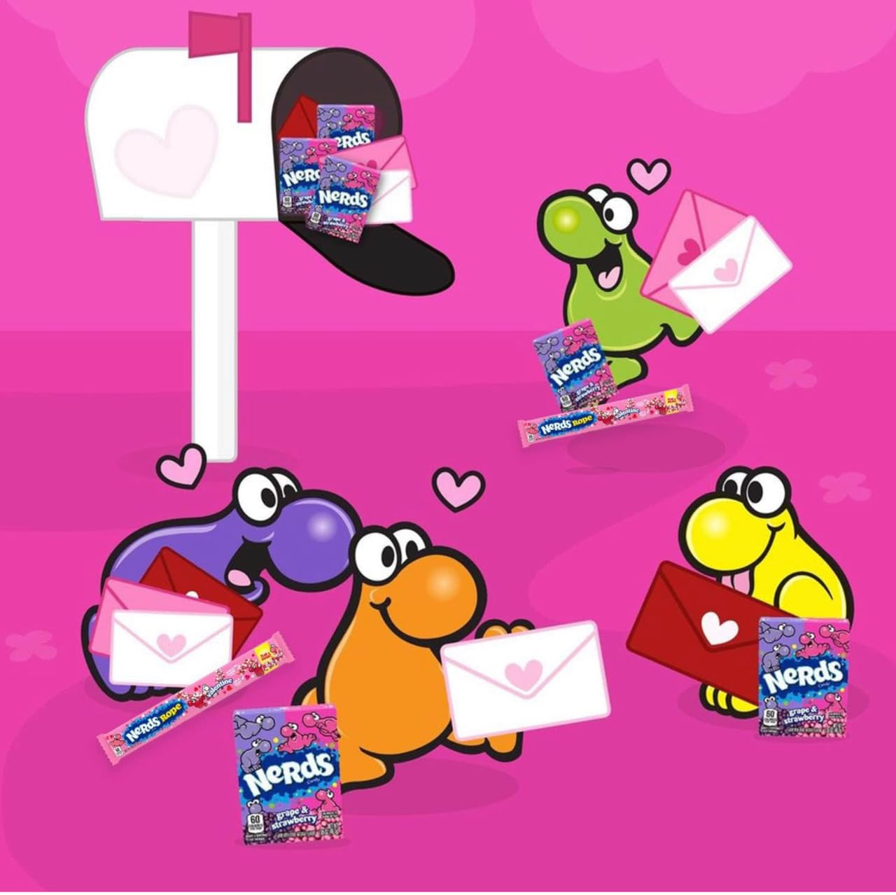 Amazon.com : Special Edition NERDS Rope Valentine Candy | Sweet