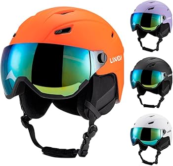 Amazon | スキーヘルメット 統合されたスキーヘルメット男性と女性の