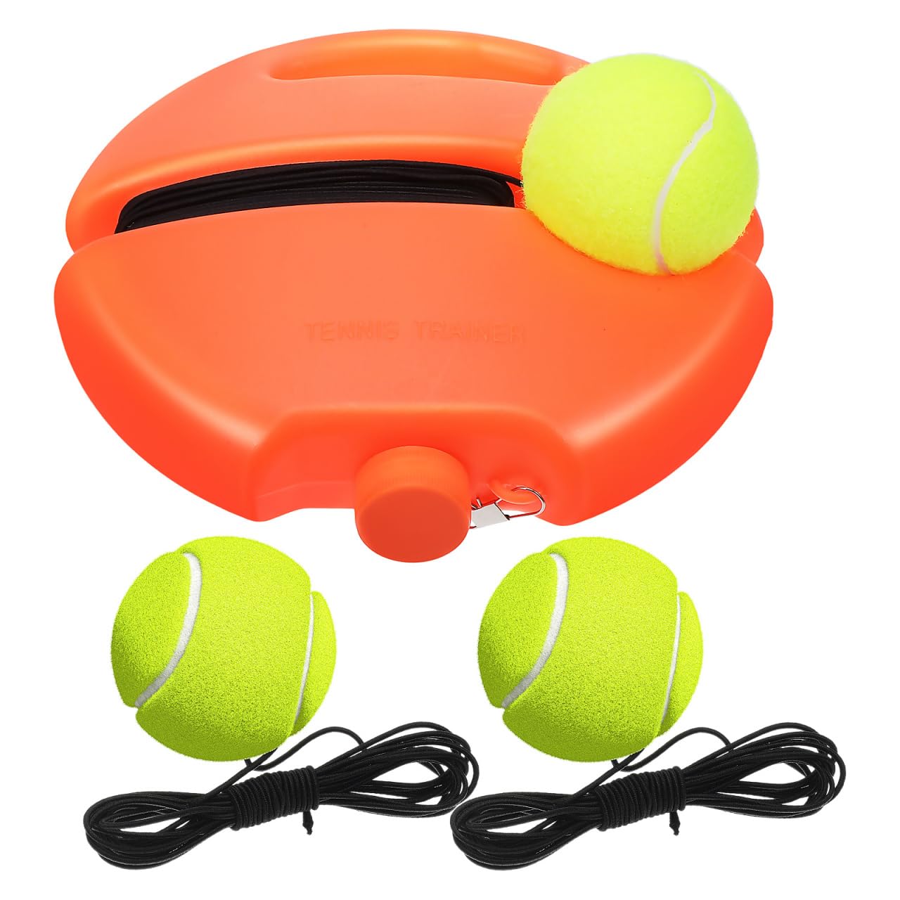 BESPORTBLE 1 Set Tennis Solo Trainer Beginner Practicing Tool Corded Rebound Single Player Supply Ball Buddy Rebounder Practice with Elastic Cord Portable Training Device for Improve Skills