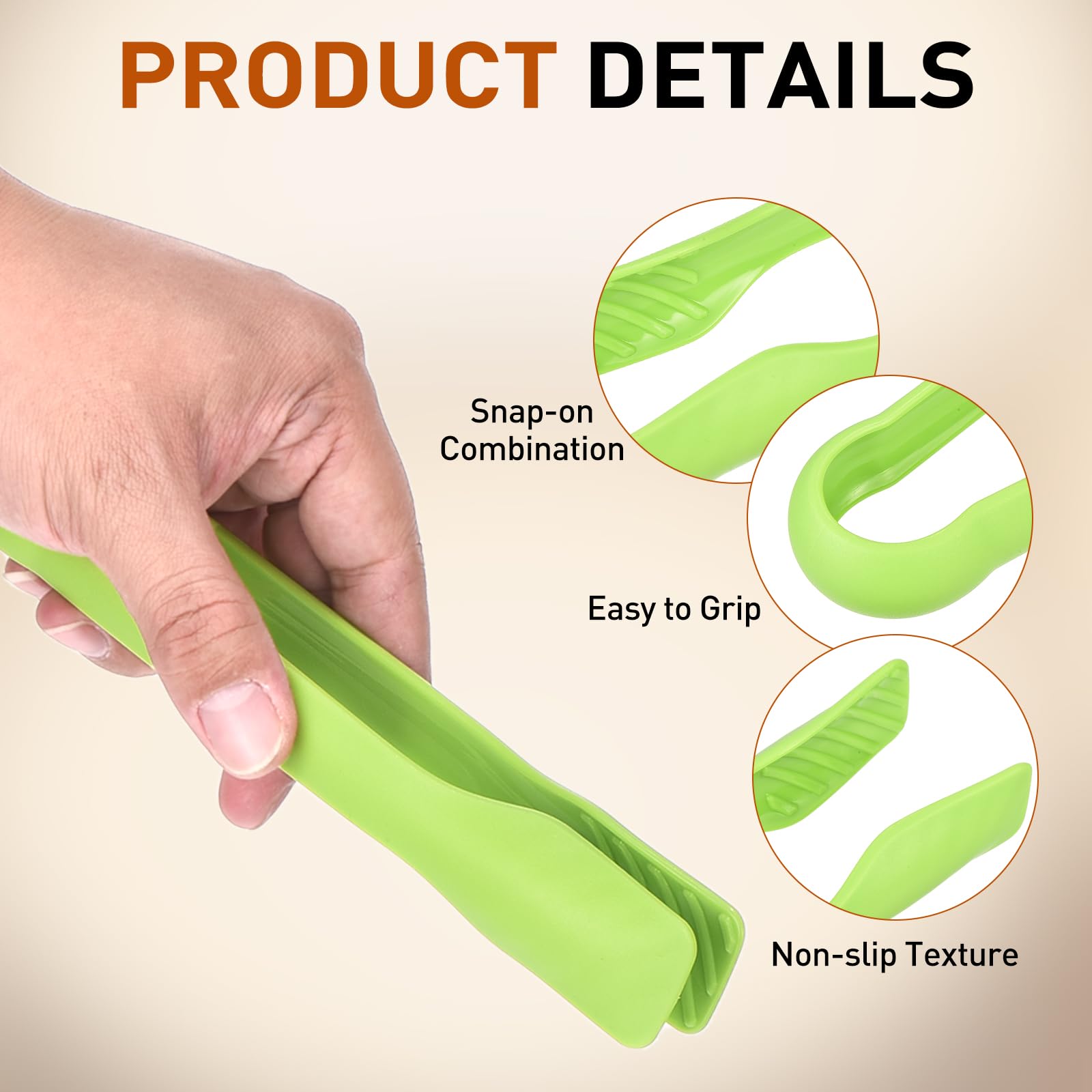 QUARKZMAN 40 Pezzi Pinze Per Tostapane, 8 Pollici Pinze Da Cucina Per Servire Clip Pane E Insalata Resistente Al Calore Alimenti Cucinare Cottura BBQ Strumenti Buffet, Verde