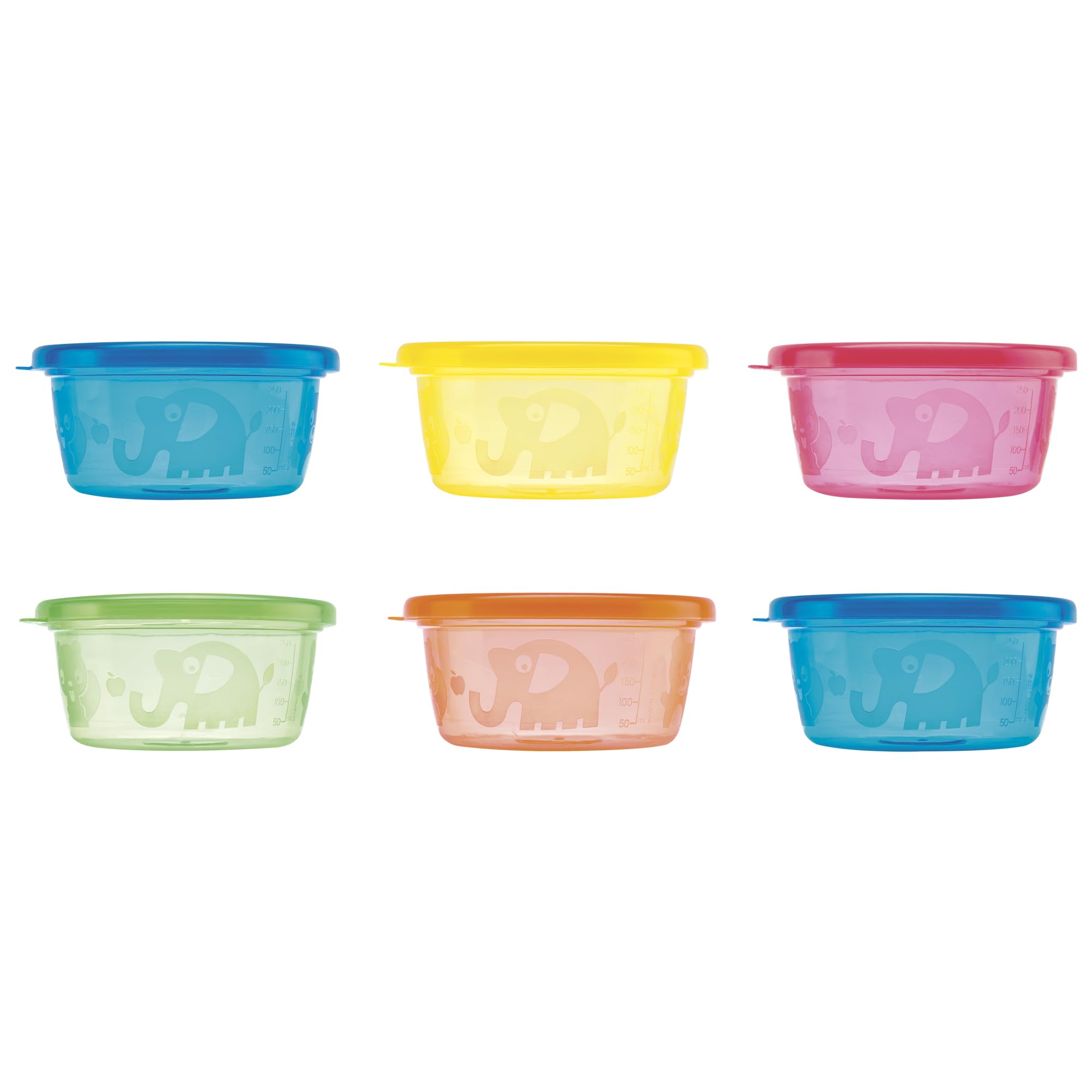Nûby Set Frischhaltedosen - 300 ml,6 er Pack