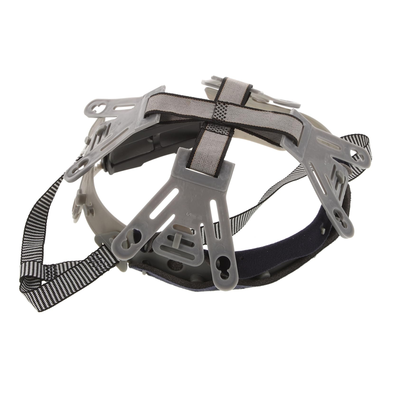 Veemoon Forro del Casco Seguridad Forro De Casco Industrial Casco De Construccion Banda para El Sudor del Casco Duro Casco Correa para La Barbilla Casco Universal Tela Grey