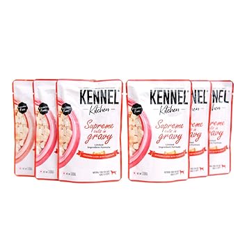 Kennel Kitchen Supreme Cuts in Gravy,Wet Dog Food- Chicken Liver with Pumpkin - 100 GMS (Pack of 6)