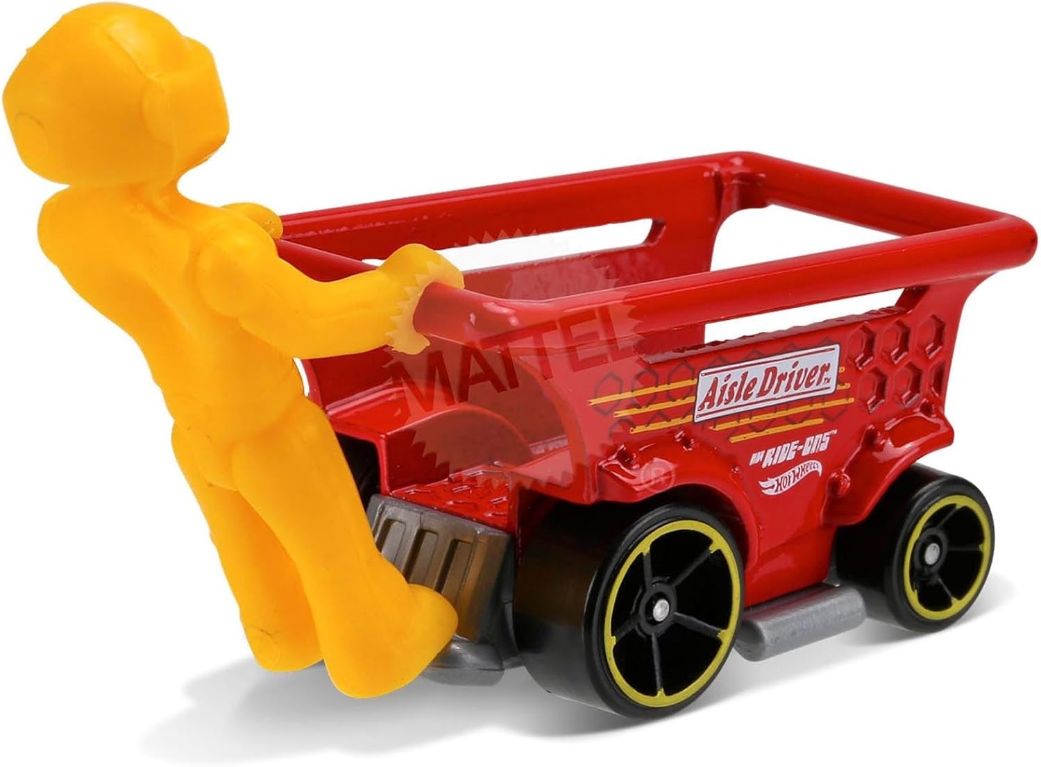 Hot Wheels 2017 HW Ride-Ons Aisle Driver (Shopping Cart Car) 139/365, Red