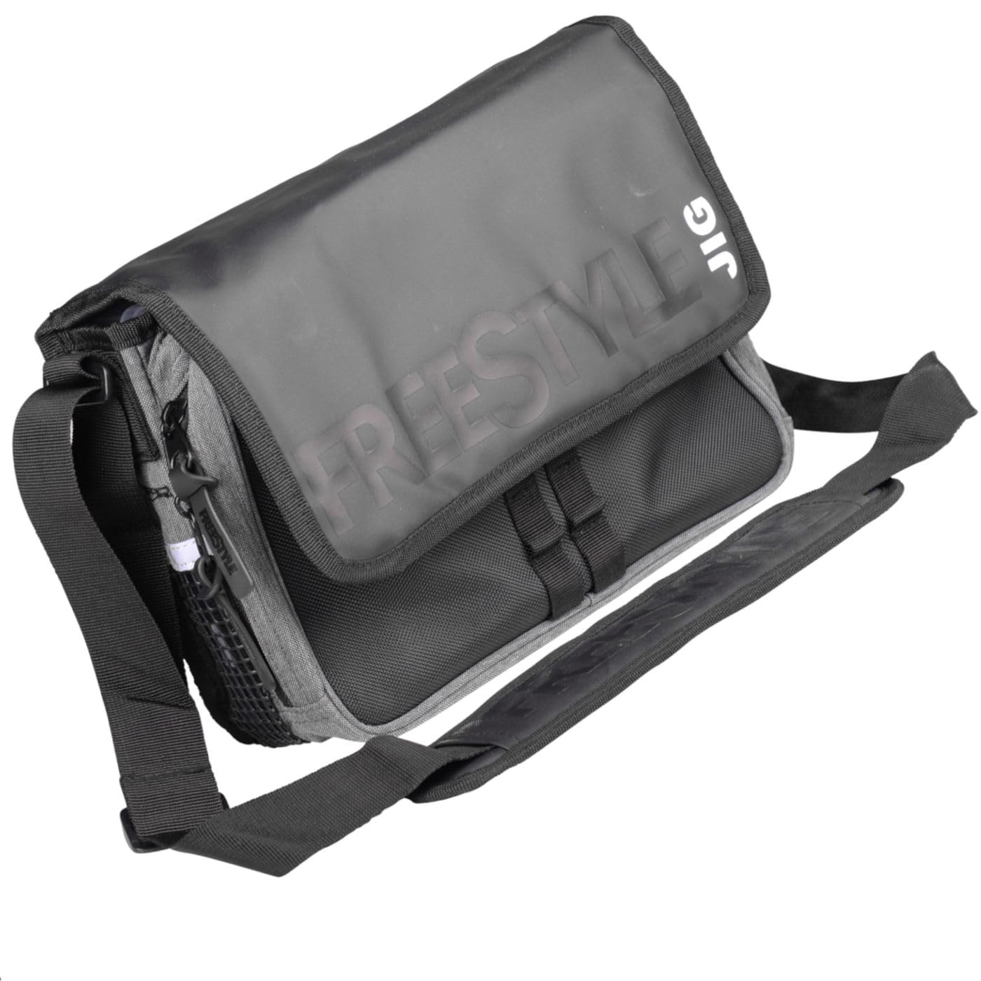 Spro Freestyle Jigging Bag V2 30x10x23cm - Kunstködertasche für Gummiköder, Angeltasche zum Spinnfischen, Ködertasche für Raubfischangler