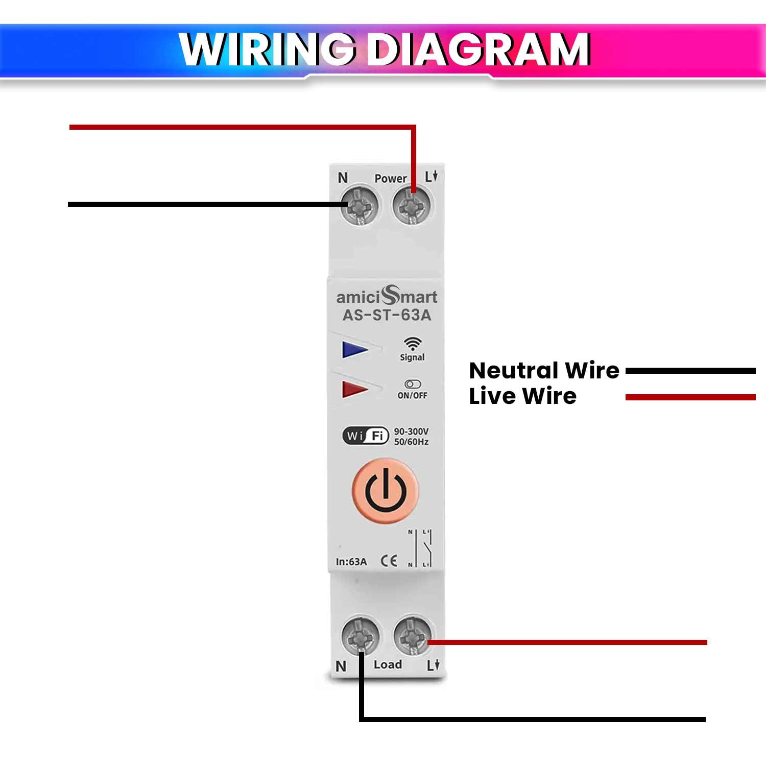 amiciSmart Ultra-Compact 1.8cm WiFi Timer Switch β 220VAC Single Phase, SmartLife App Compatible, Remote Control & Scheduling 4
