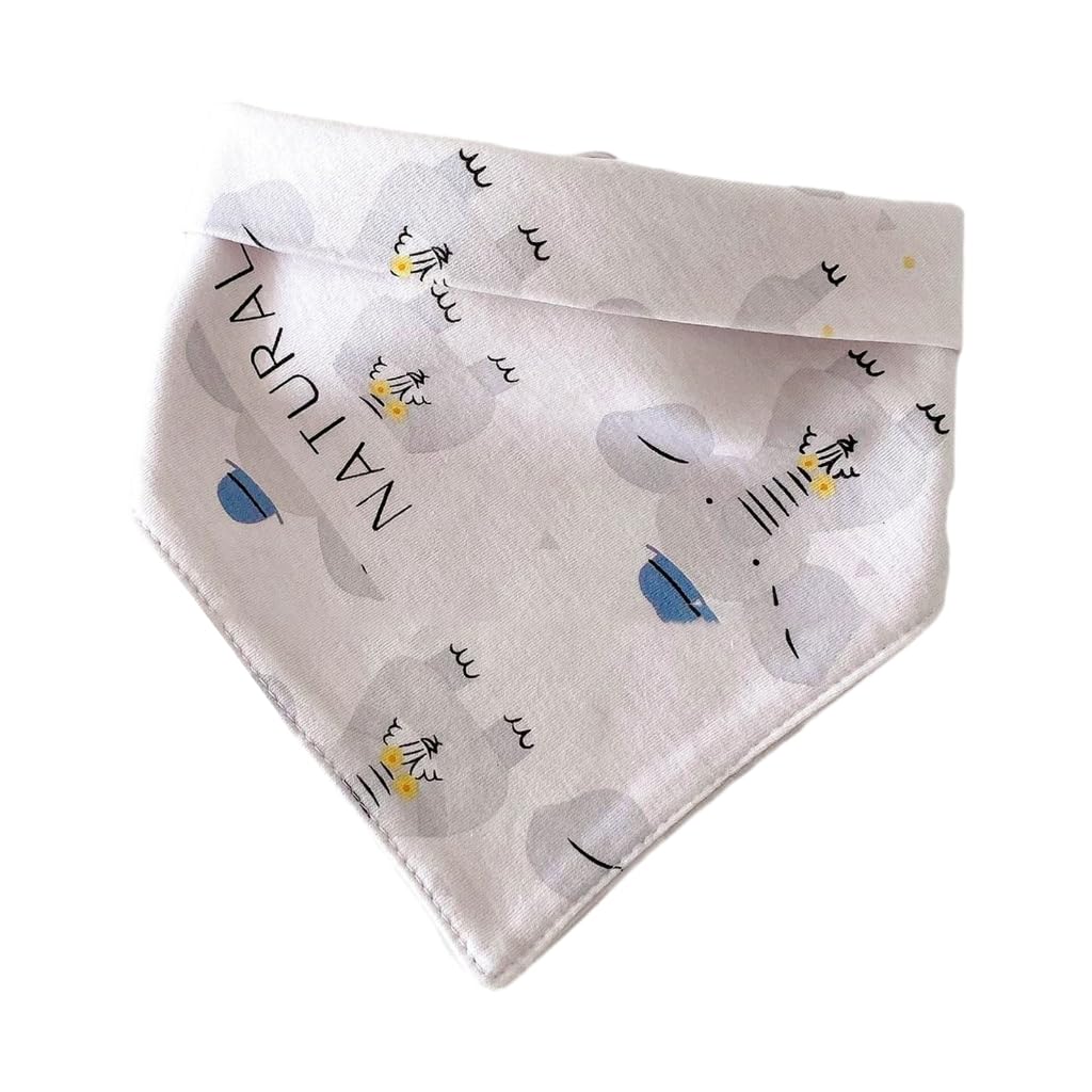 FackLOxc Stylish Baby Bandana Scarf Infant Drool Bib Printed Muslin Bibs Burping Cloth for Newborns Feeding and Drooling