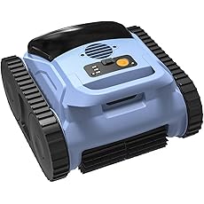 Pool Cleaner K20, 2H Runtime Cordless Robotic Pool Vacuum, Touch Screen, Smart Navigation, Cleans Floor, Walls, Waterline, Ideal for Above & In-Ground Pools, Self-Parking