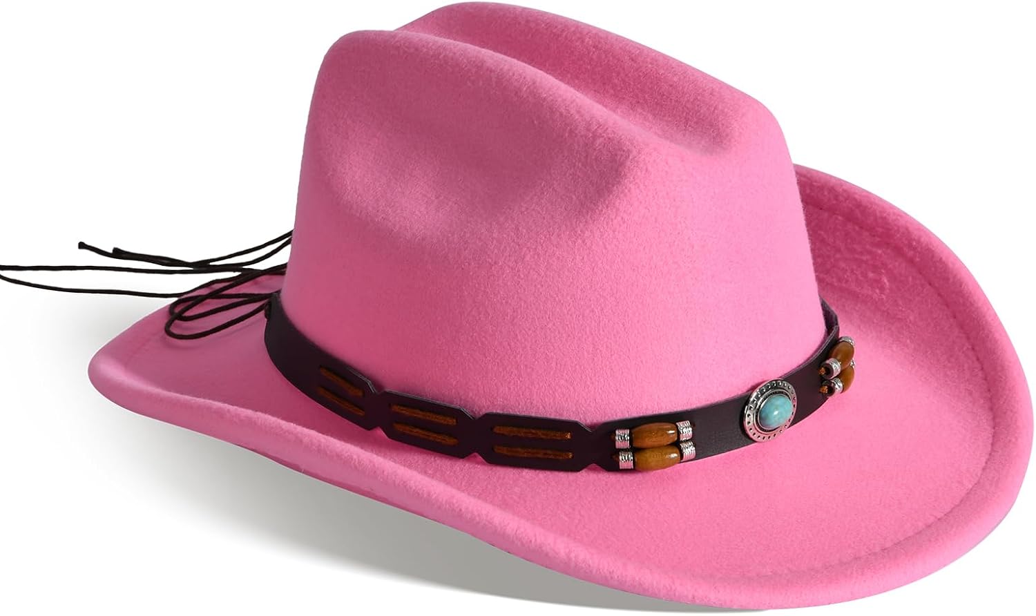 Kids Cowboy Hat for Girls Boys Western Cowgirl Hat with Buckle Belt Unisex image 3