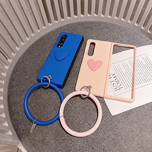 Coque solide Galaxy Z Fold 3 antichoc à chaîne bracelet