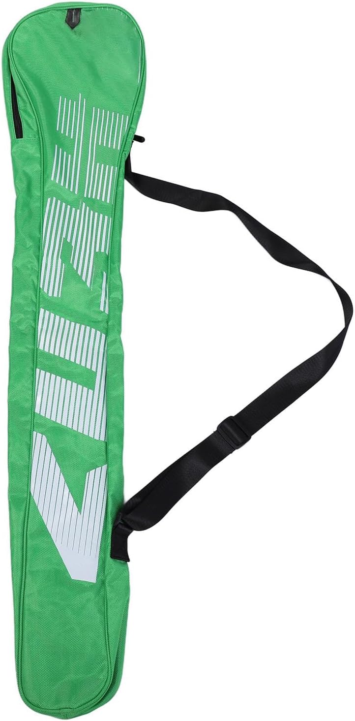 Alomejor Lacrosse Stick Bag Sports Equipment Storage Pouch for 3 Sticks with Adjustable Padded Shoulder Strap Durable 1680D Oxford Cloth MultiSport