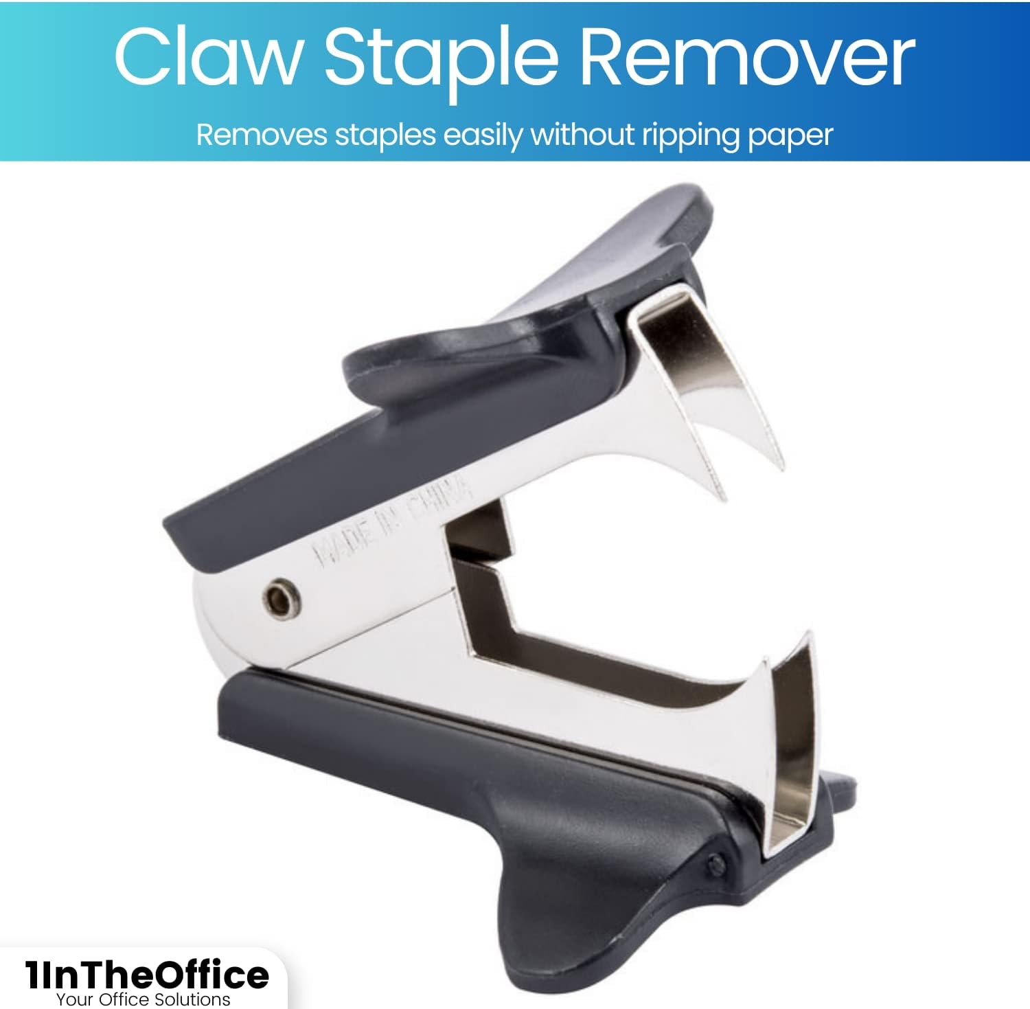 1InTheOffice Claw Staple Remover,"3 Pack" : Office Products