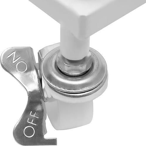 Miniatura 9 de Soporte de exhibición de plantas de floristería de 3 niveles, soporte de flores de metal con cubos, estante floral móvil con ruedas, interior y