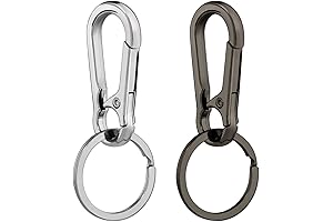 Metal Keychain Key Ring Holder Organizer for Home Car Keys, Key Finder