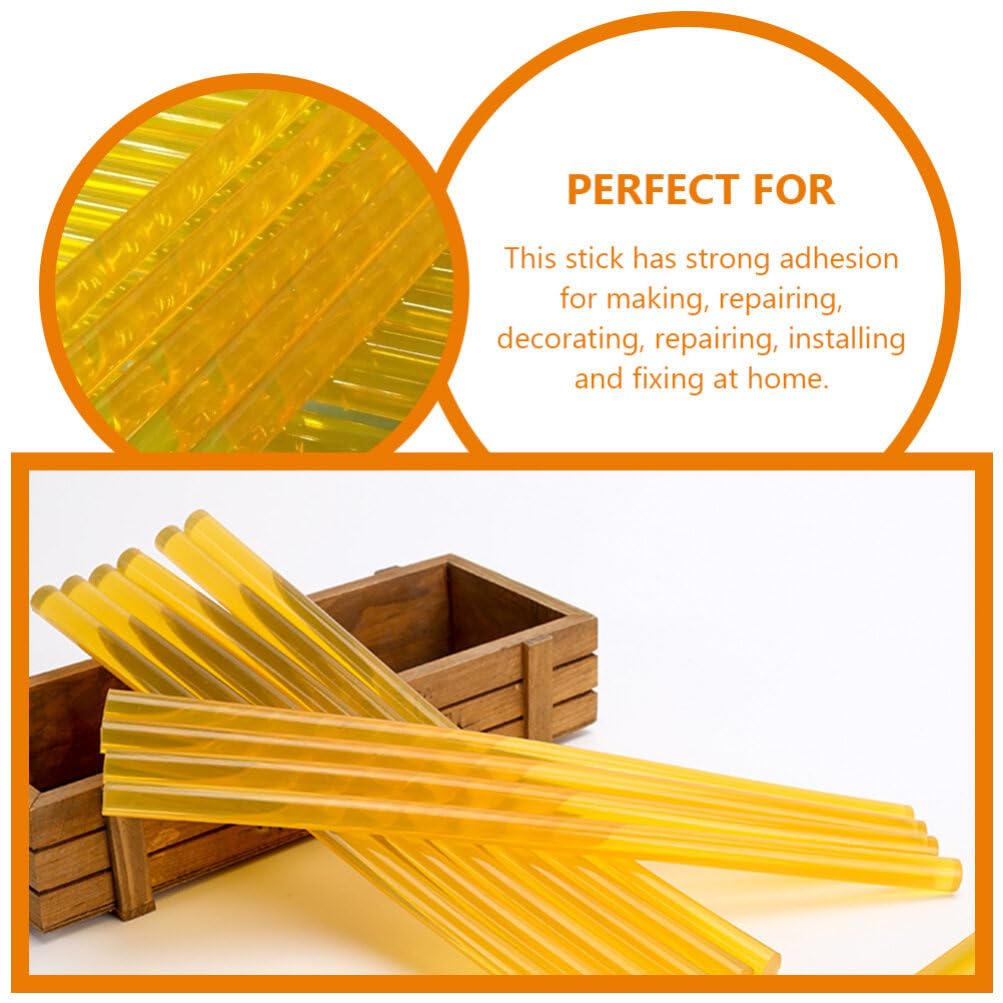 EXCEART Hot Melt Glue Sticks for DIY Crafts High Adhesion Polymide Glue Rods for Christmas Projects Home Repairs and Decorative Applications