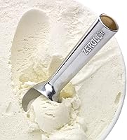 Vista 5 de Zeroll, Size 20, in Silver 1020 Original Ice Cream Unique Liquid Filled Heat Conductive Handle Simple One Piece Aluminum Design Easy Release 40