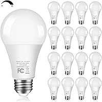 Vista 1 de 100Watt Equivalent LED Light Bulbs 5000K Daylight, Dimmable A19 LED Light Bulbs 14W 1500LM Bright LED Bulbs with E26 Standard Medium Base for Home
